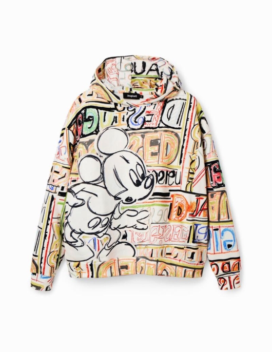 Femme Desigual Pulls | Sweat-Shirt Illustrations Mickey Mouse