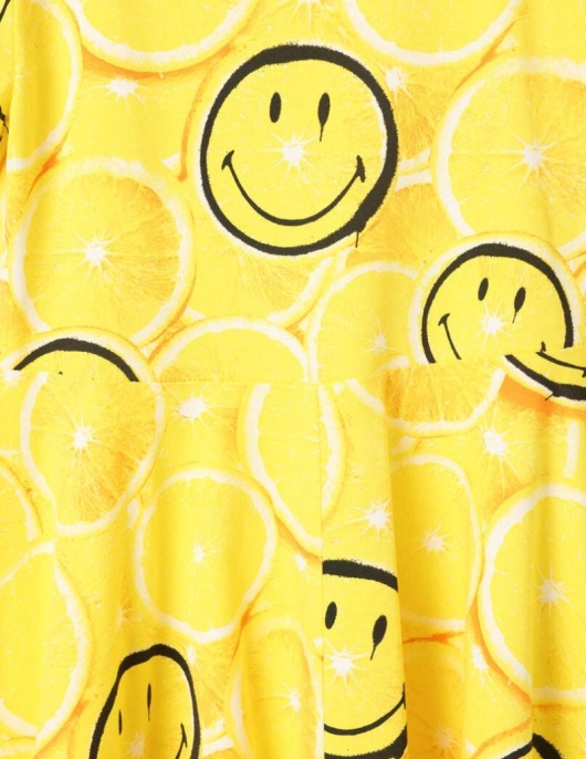 Enfant Desigual Robes | Robe Smiley&Reg; Citrons