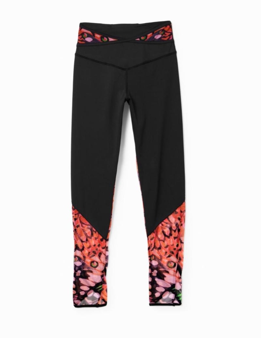 Femme Desigual Pantalons Et Leggings | Legging Sport Papillon