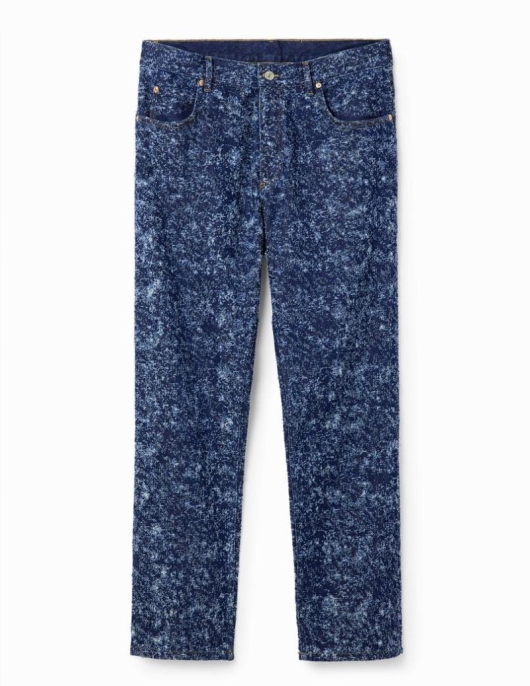 Homme Desigual Jeans Et Pantalons | Jean Droit Texture