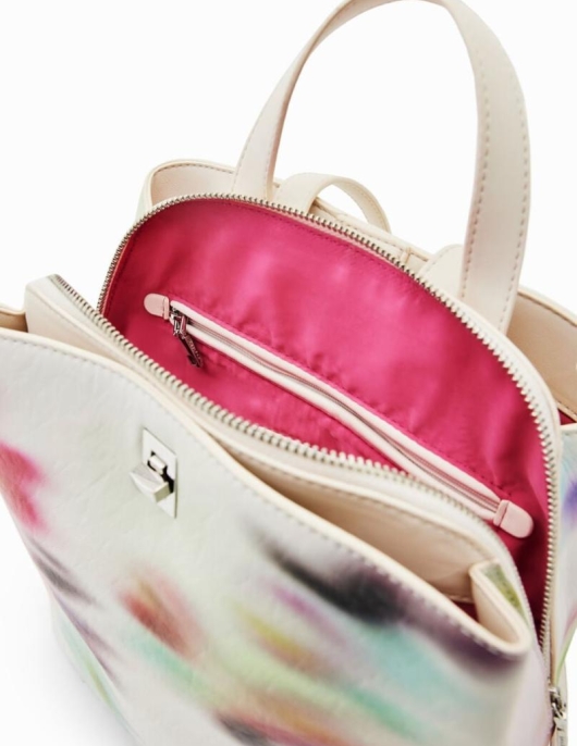 Femme Desigual Sacs | Petit Sac À Dos Flou