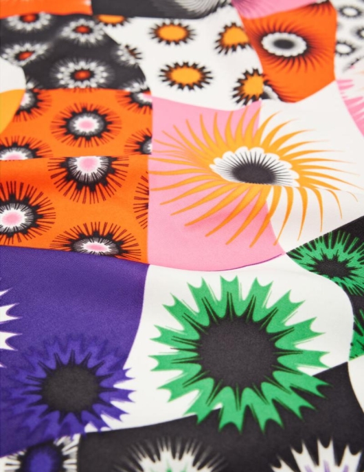 Femme Desigual Châles | Foulard Carre Patchwork