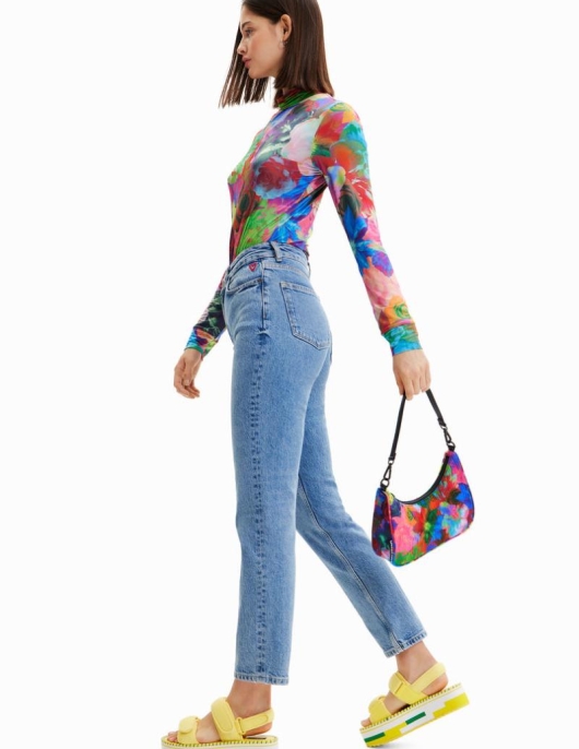 Femme Desigual Sacs | Petit Sac Fleurs