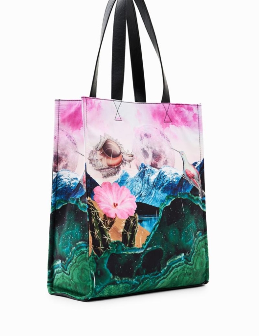 Femme Desigual Sacs | Grand Sac Shopper Fantaisie