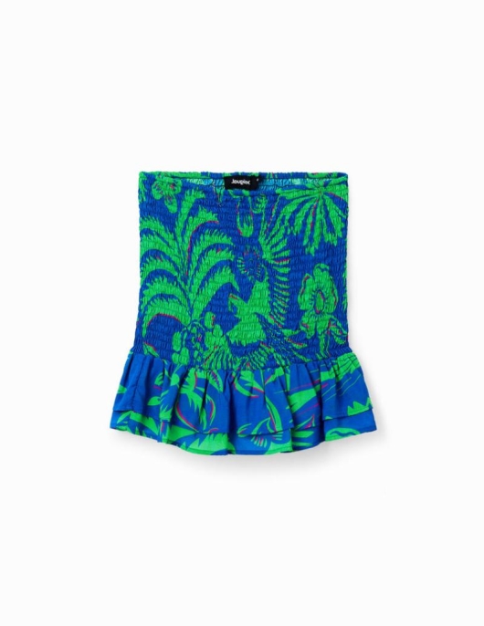 Femme Desigual Maillots De Bain Et Beachwear | Mini-Jupe Ajustee Tropicale