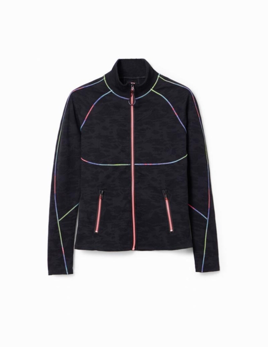 Femme Desigual Pulls | Veste Sport Coutures