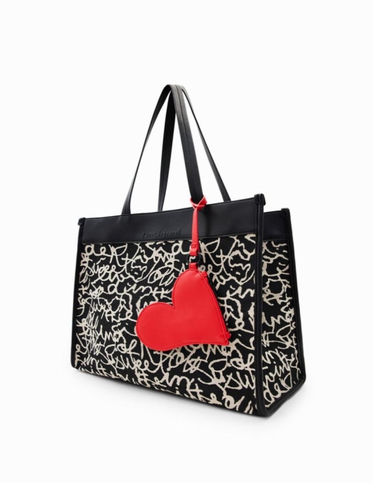 Femme Desigual Sacs | Sac Shopping Moyen Toile