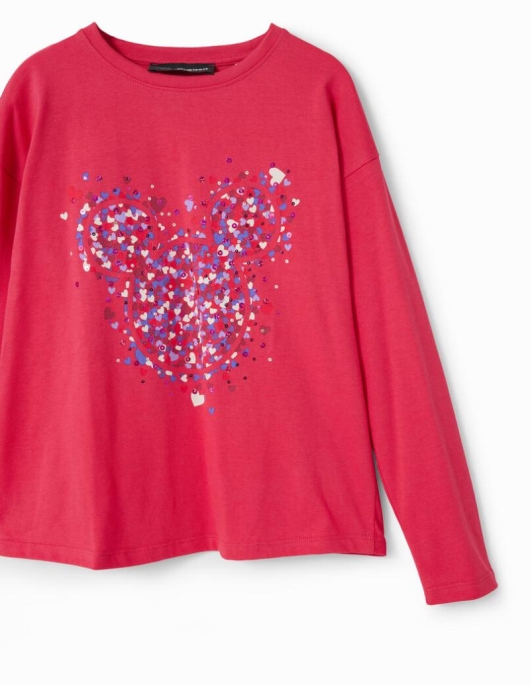 Enfant Desigual T-shirts Et Chemises | T-Shirt C&Oelig;Urs Mickey Mouse